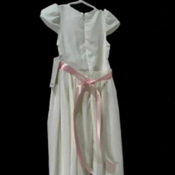 NEW Cinderella Couture Ivory chiffone soft‎  Dress Girls Sz 2 NWT - Picture 6 of 11